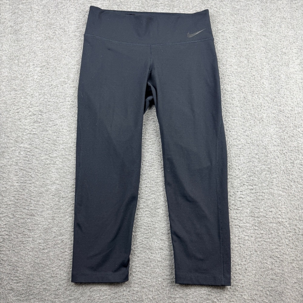 Nike Dri-FIT Power Epic Lux Women's M Medium Black Crop Leggings 803002-010
